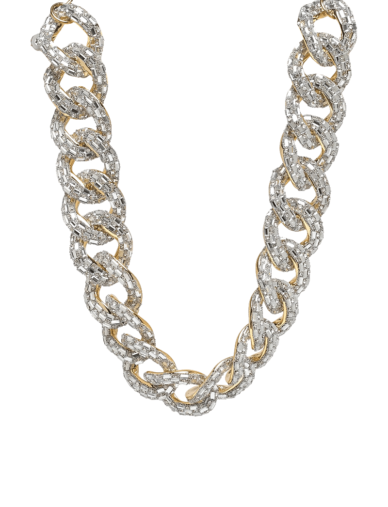 By Jolima - Sparkle crystal necklace silver - kaelaketid - gold - 0