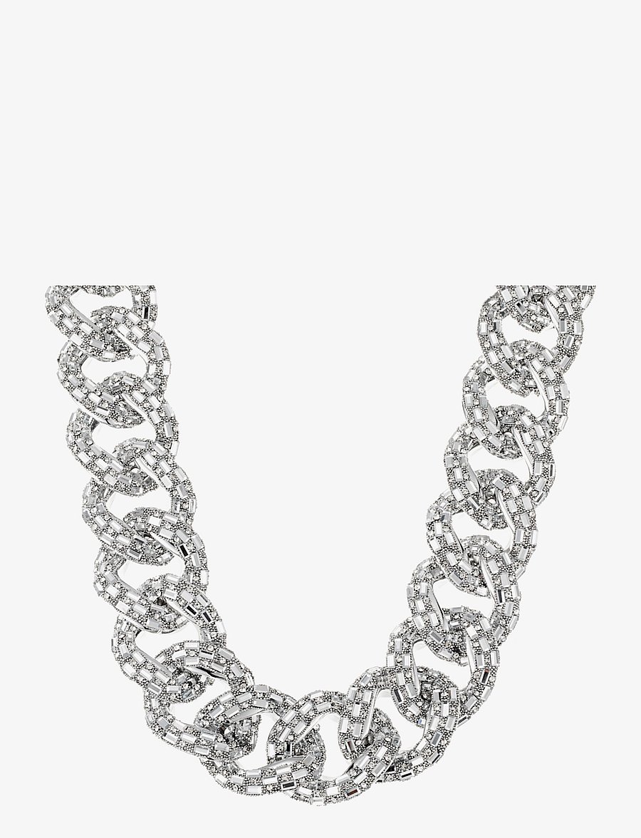 By Jolima - Sparkle Crystal Necklace - halsketten - silver - 1