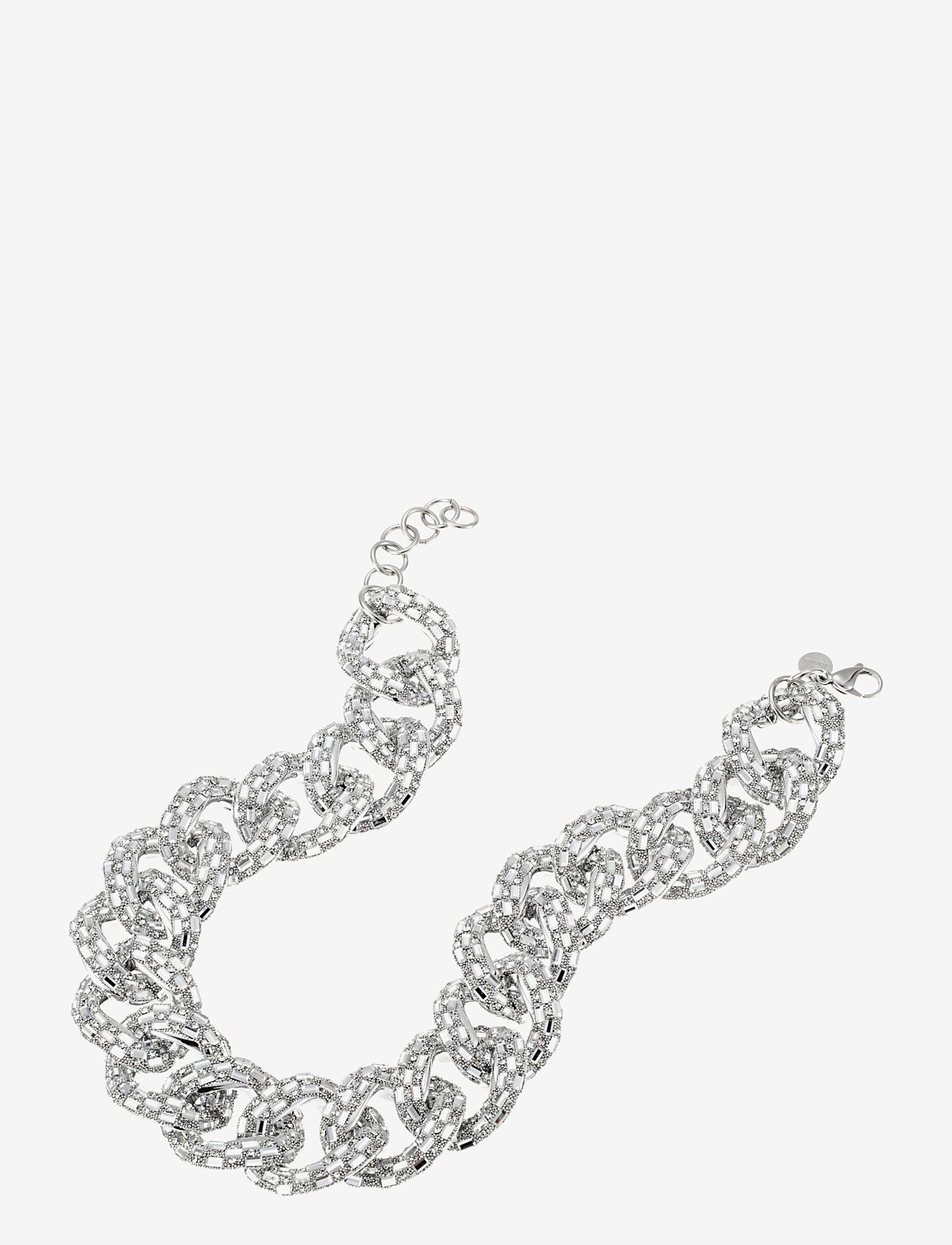 By Jolima - Sparkle crystal necklace silver - chain necklaces - silver - 2