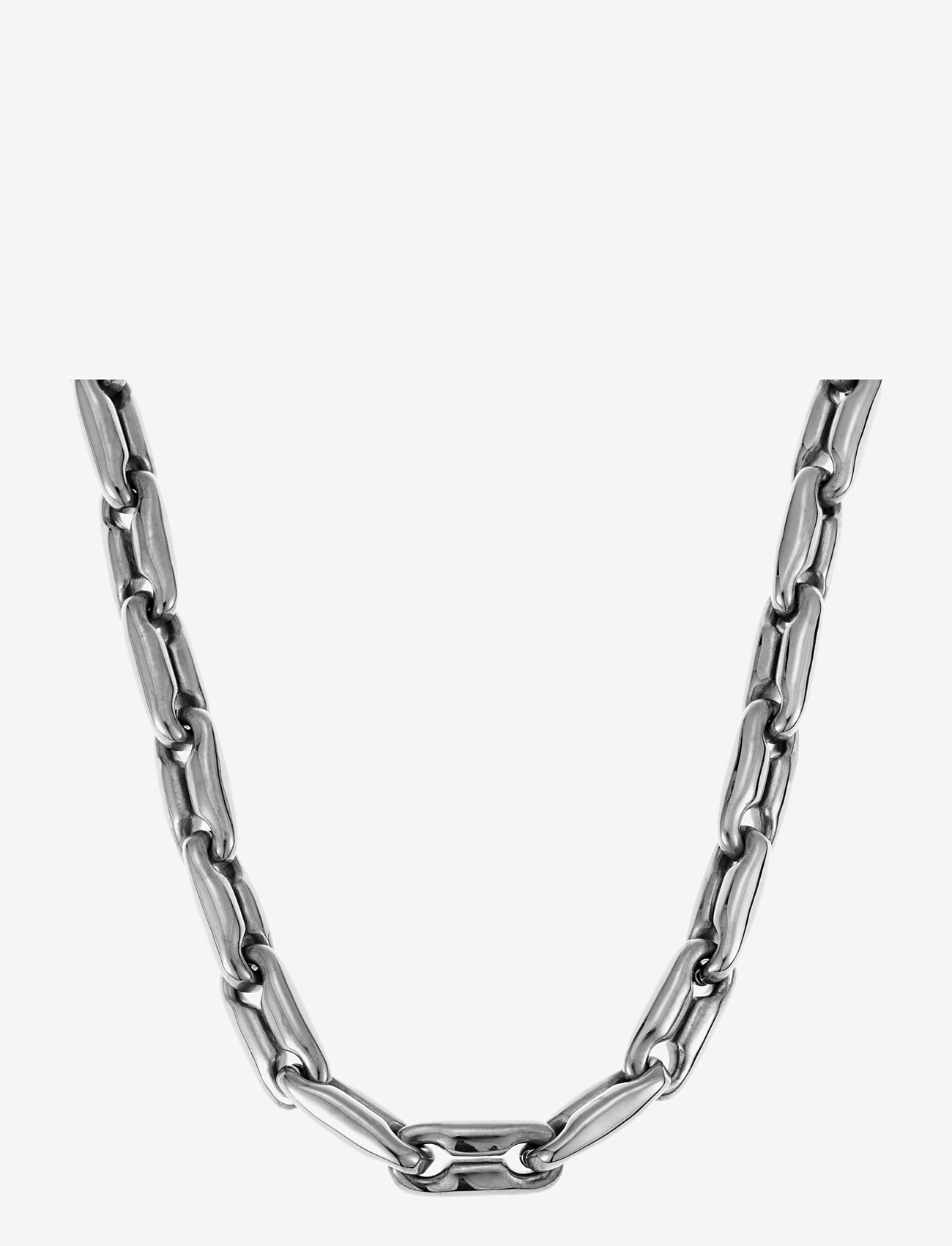 By Jolima - Copenhagen link necklace steel - kaelaketid - silver - 1