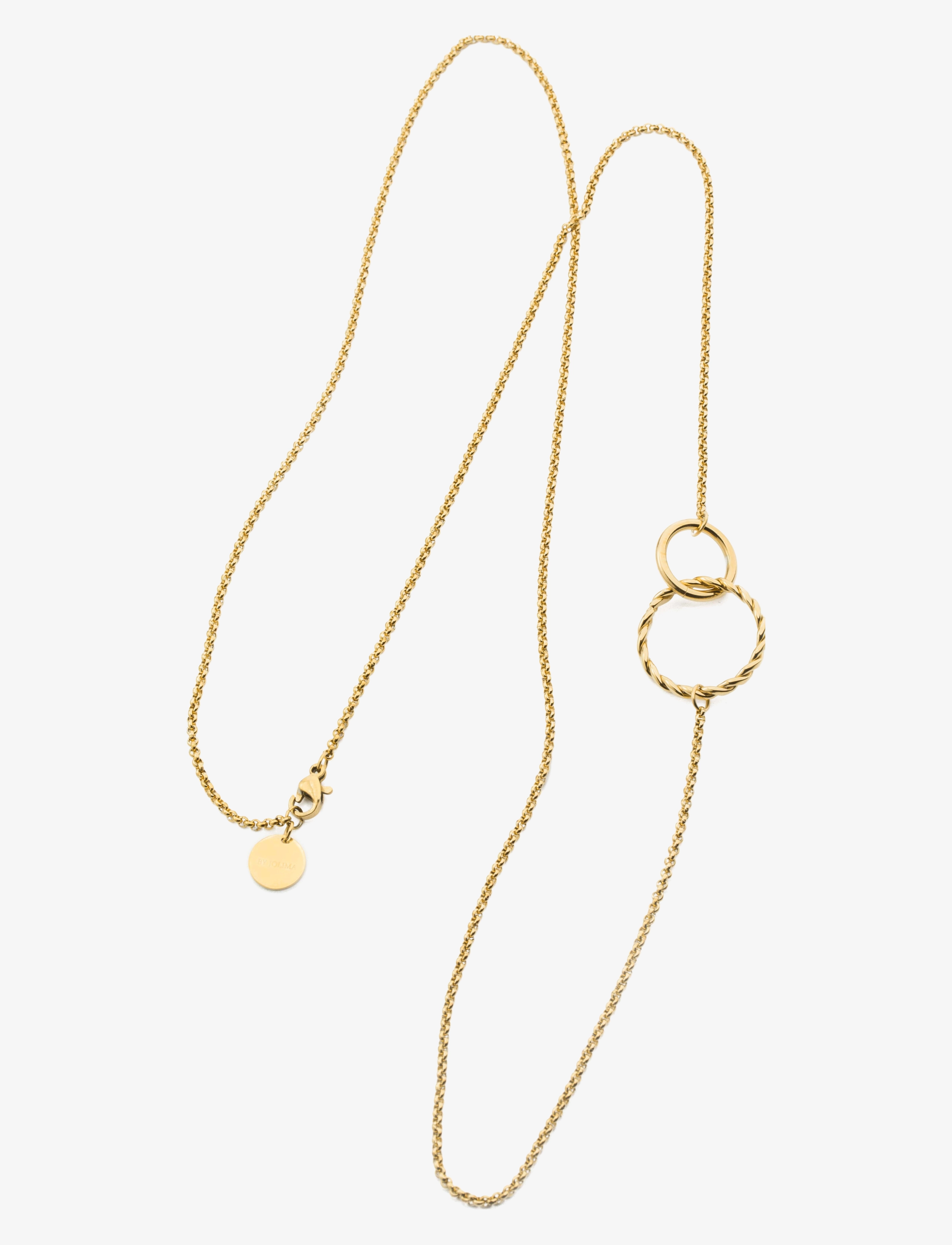 By Jolima - Twin necklace, Gold - gold - 0