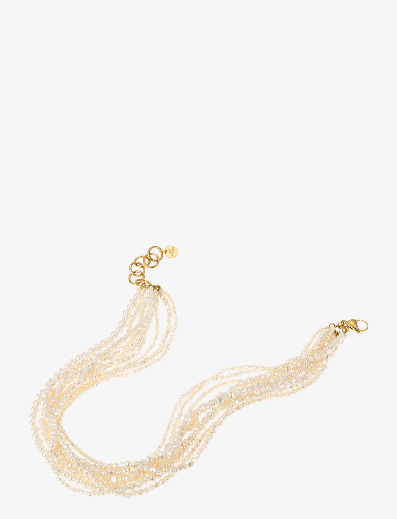By Jolima - Biot necklace - pērļu kaklarotas - gold - 2