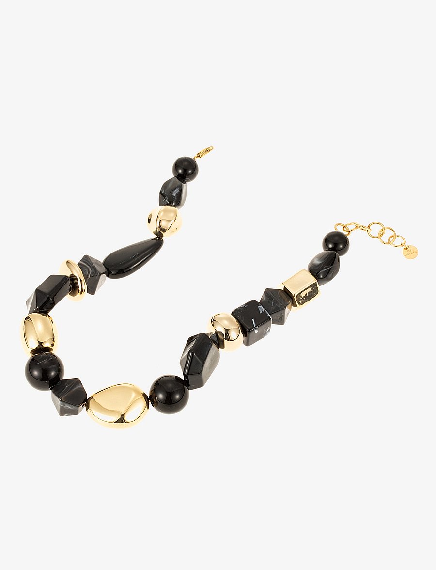By Jolima - Lolla chunky necklace beige - statement-kaulakorut - black - 2