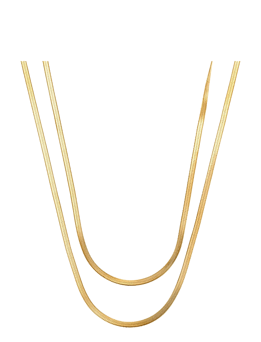 By Jolima - Angeline necklace gold - halsketten - gold - 0
