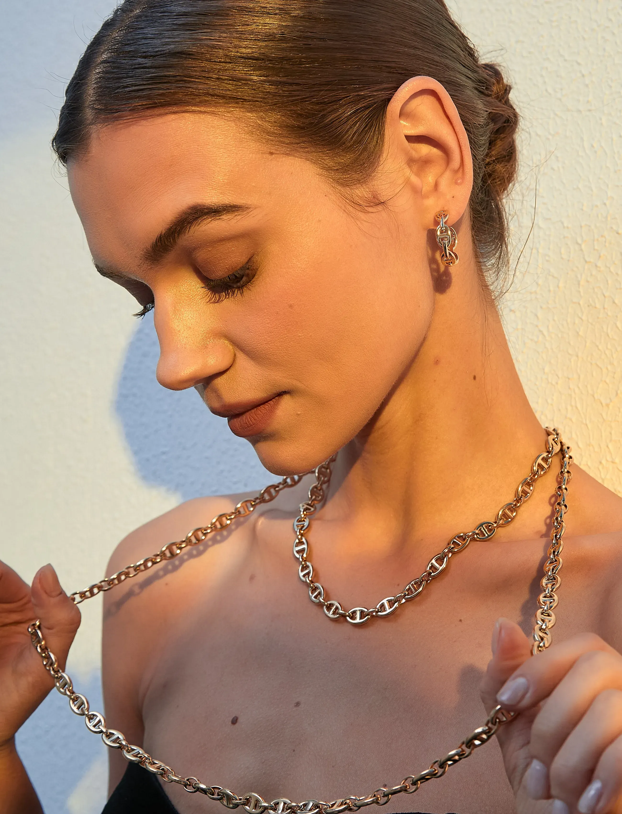 By Jolima - Celine chain necklace 45 - konfirmation - gold - 3