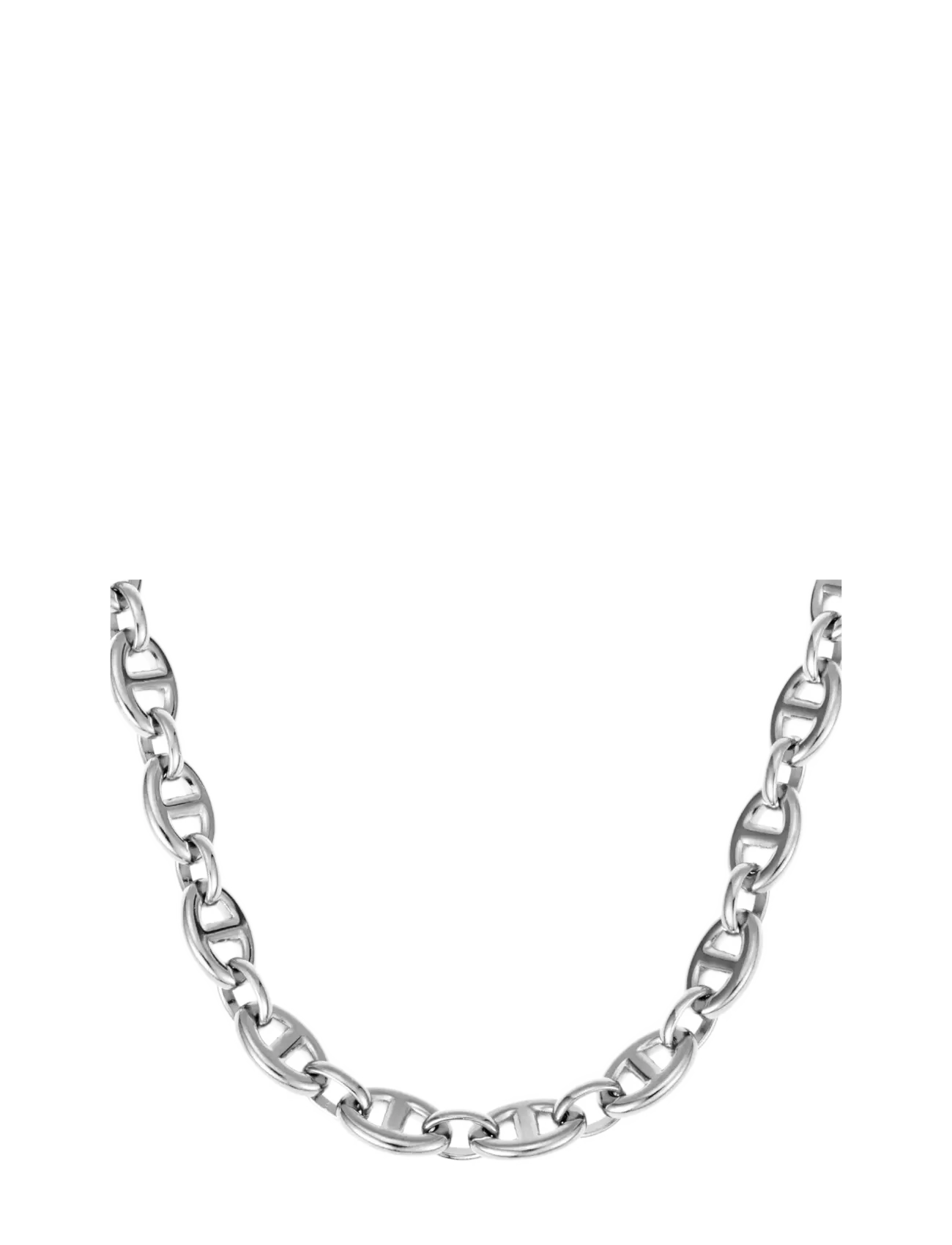 By Jolima Celine chain necklace 45 - By Jolima - STEEL / silver