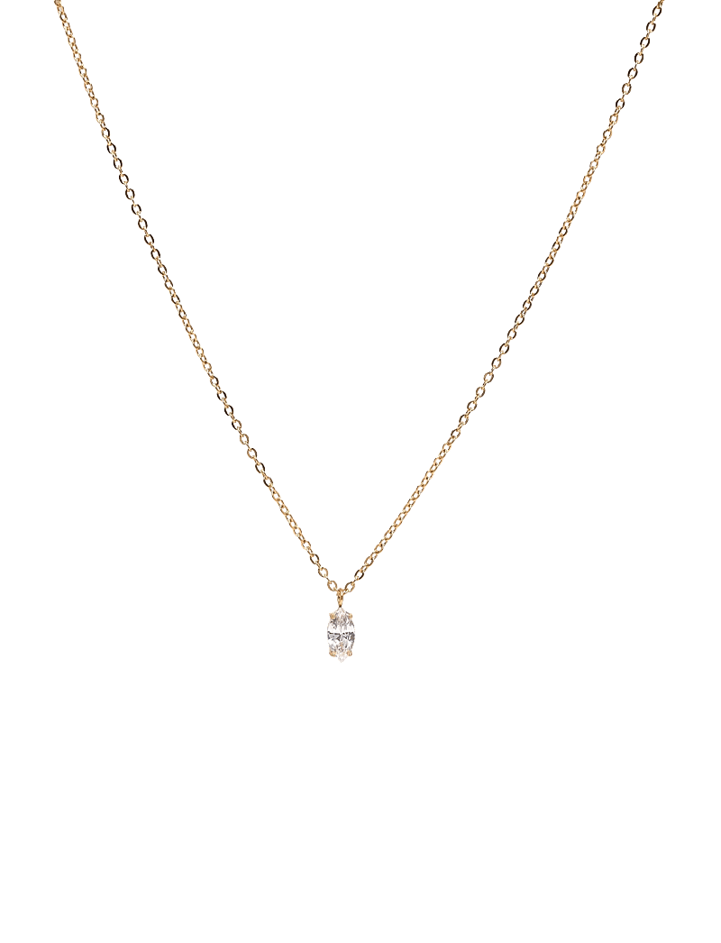 By Jolima - Teardrop necklace - halsketten - gold - 1