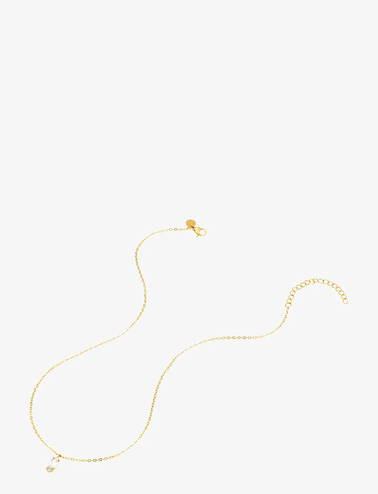 By Jolima - Teardrop necklace - halsketten - gold - 2