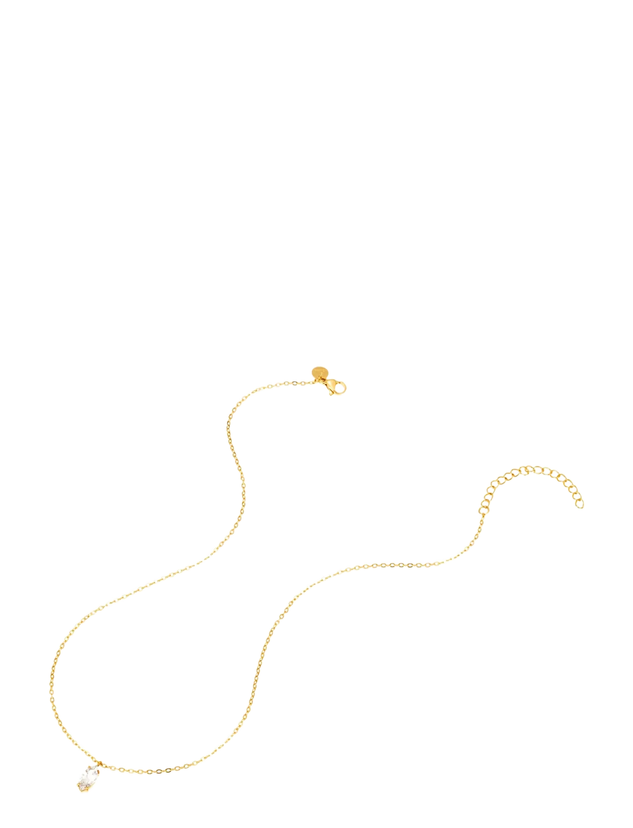 By Jolima - Teardrop necklace - halskettingen - gold - 2