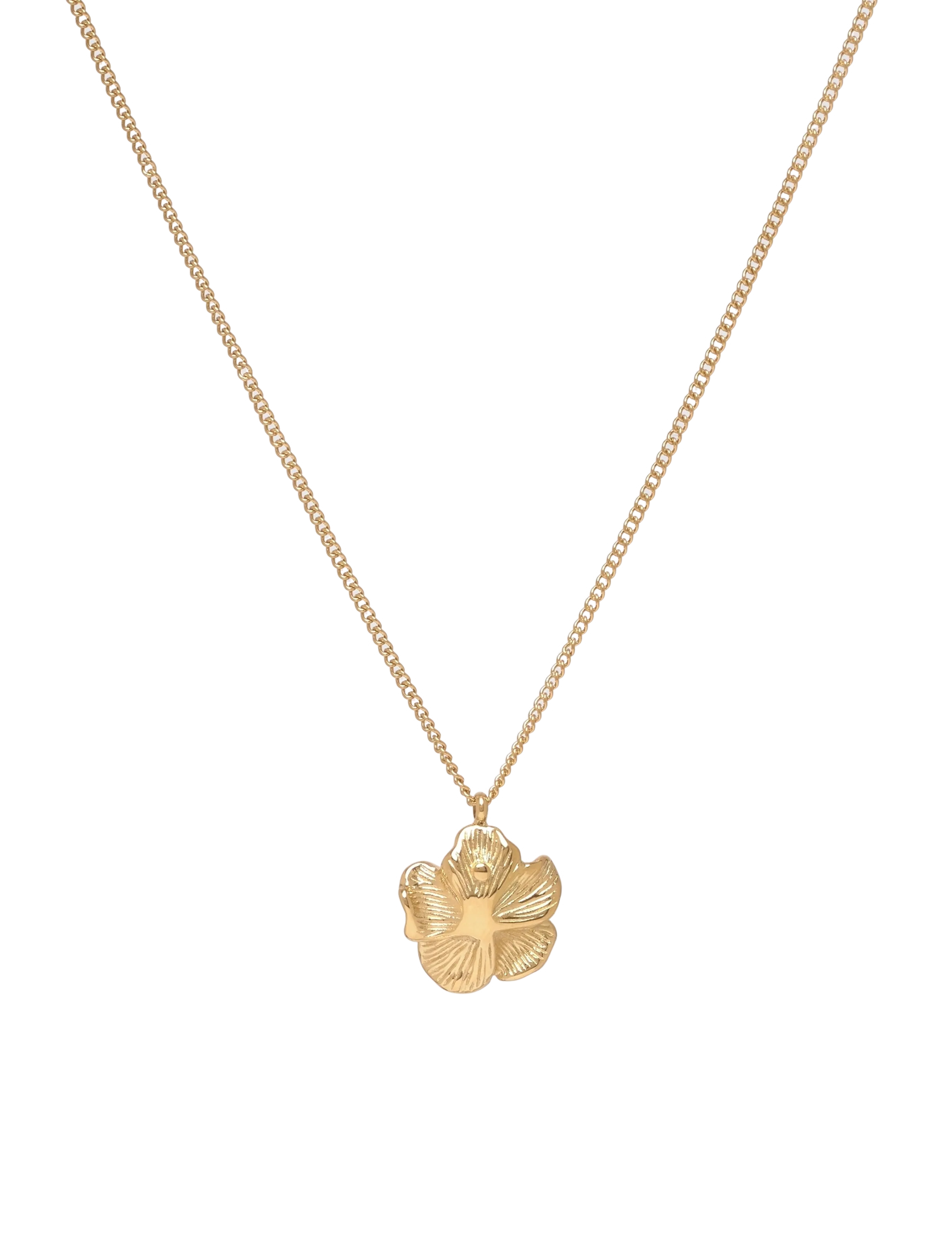 By Jolima Daisy crystal necklace - Swedish brands - GOLD / gold