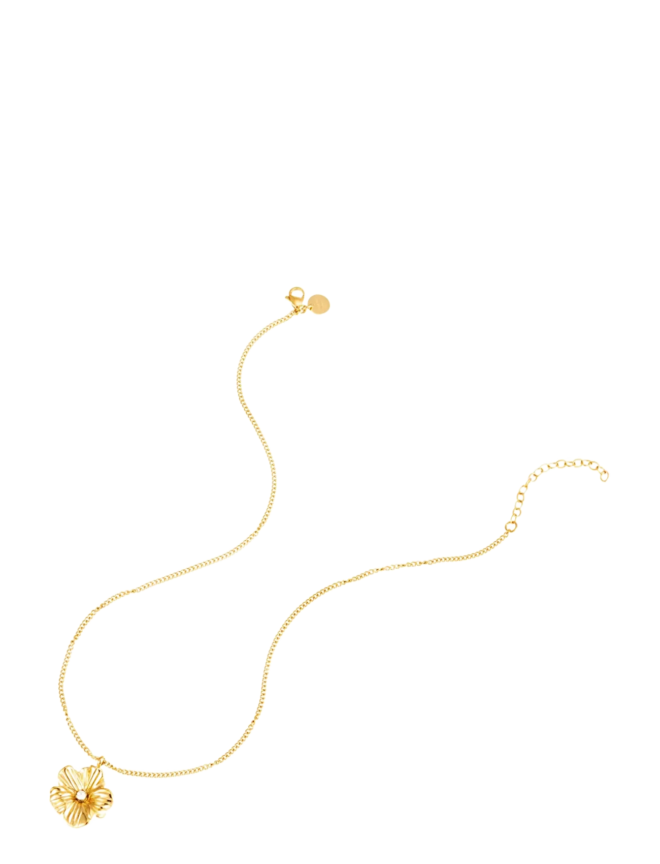 By Jolima - Daisy crystal necklace - chain necklaces - gold - 2