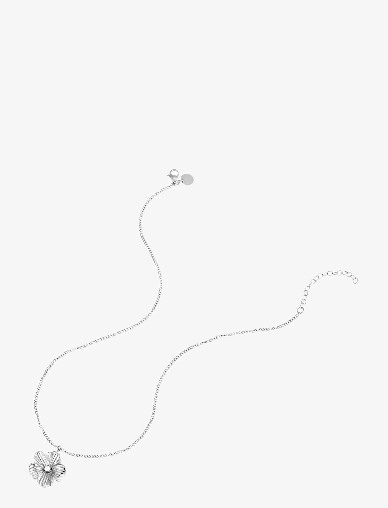 By Jolima - Daisy crystal necklace - kedjehalsband - silver - 2