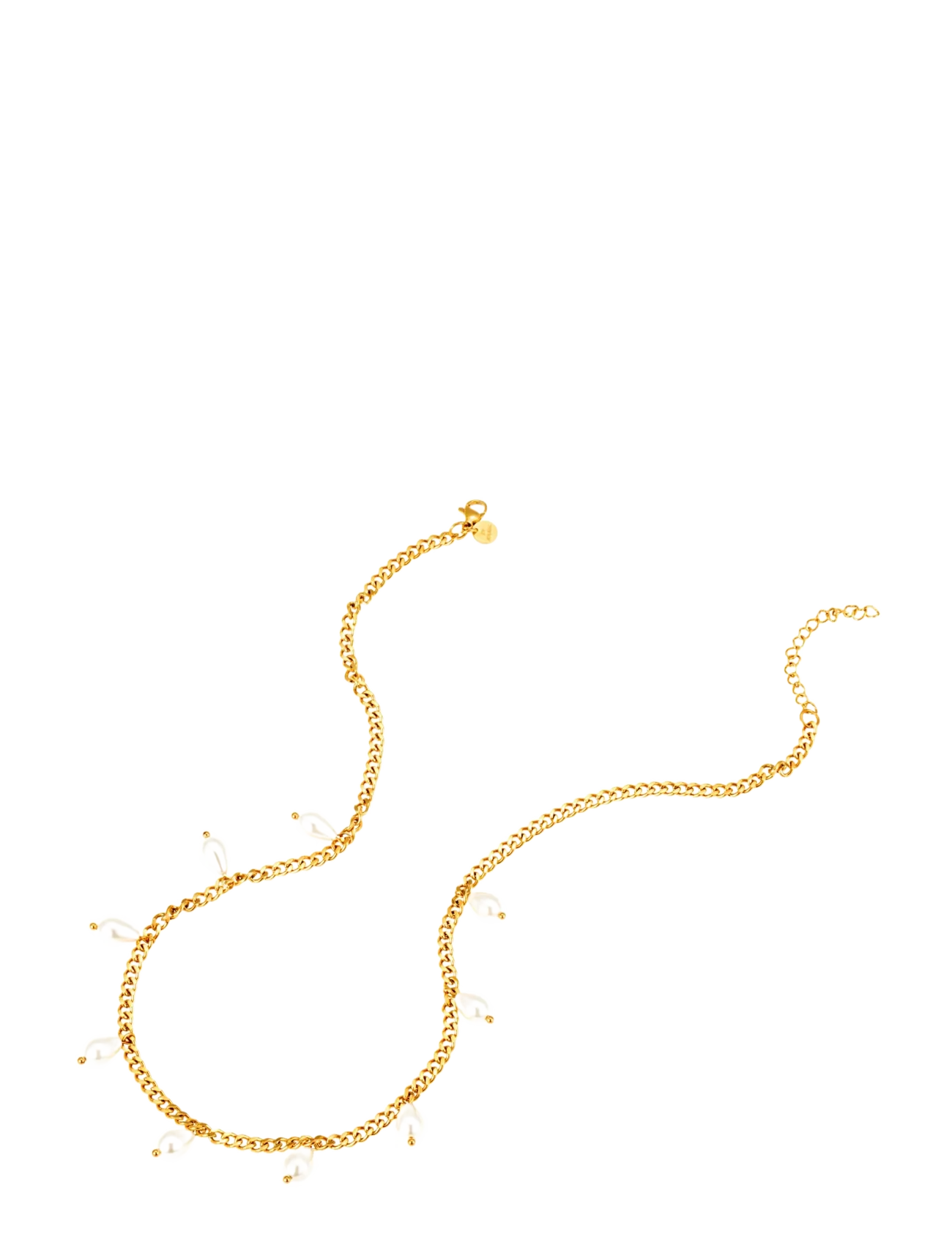 By Jolima - Sanremo charm necklace steel - gold - 1