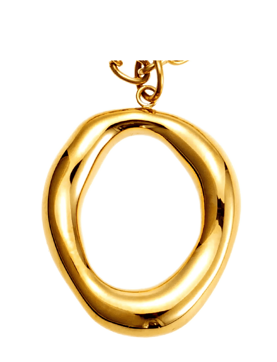 By Jolima - Halo chain necklace - konfirmation - gold - 0