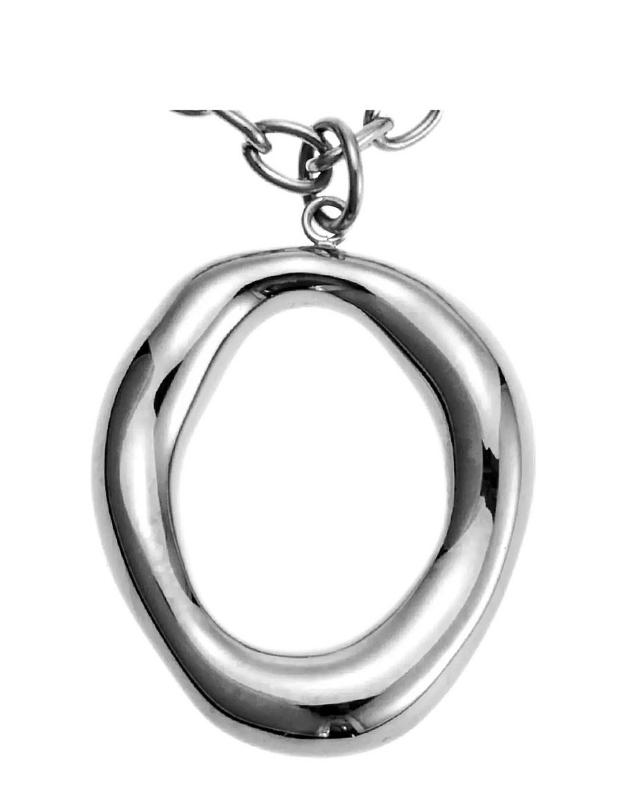 By Jolima - Halo chain necklace - konfirmation - silver - 0