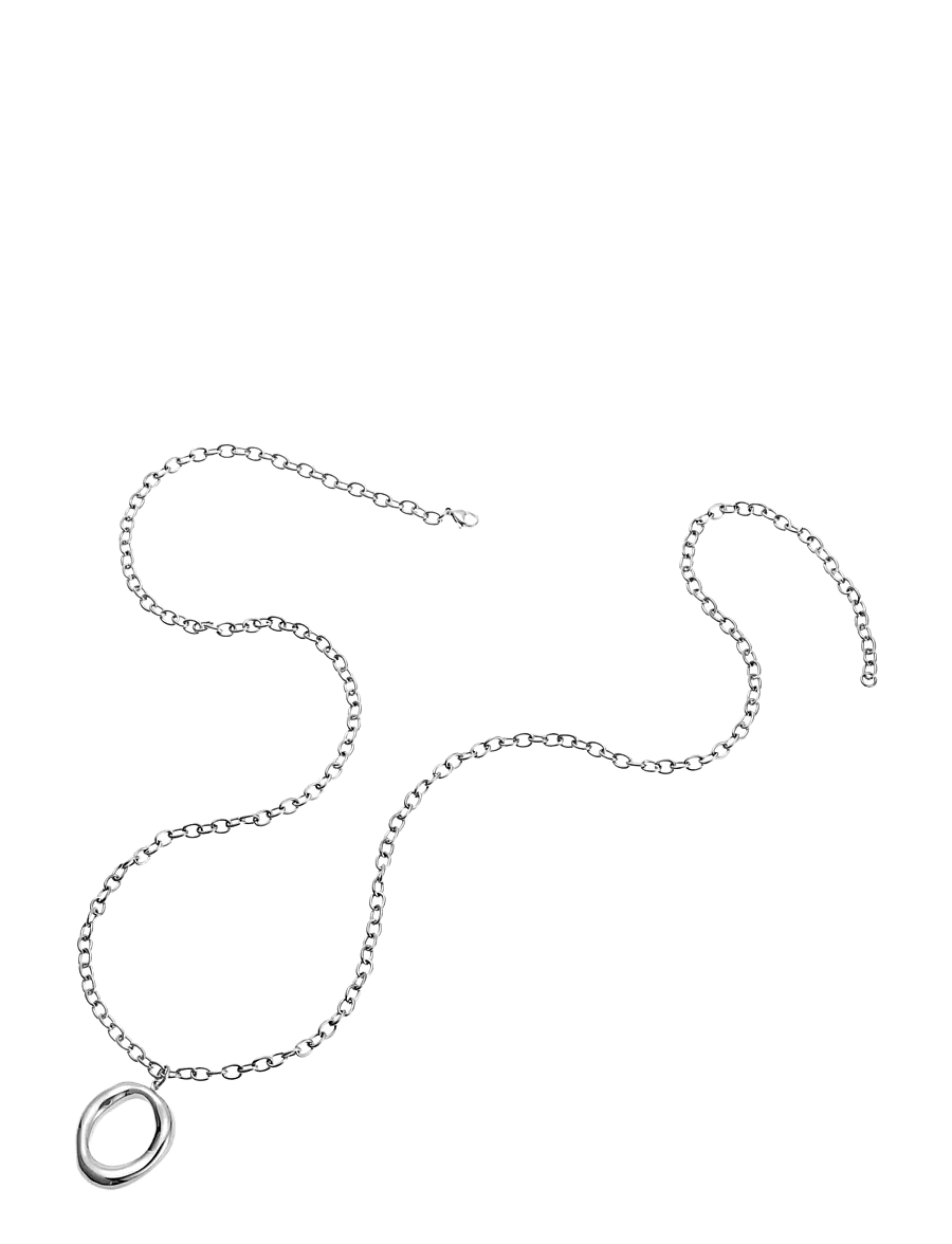 By Jolima - Halo chain necklace - konfirmation - silver - 1