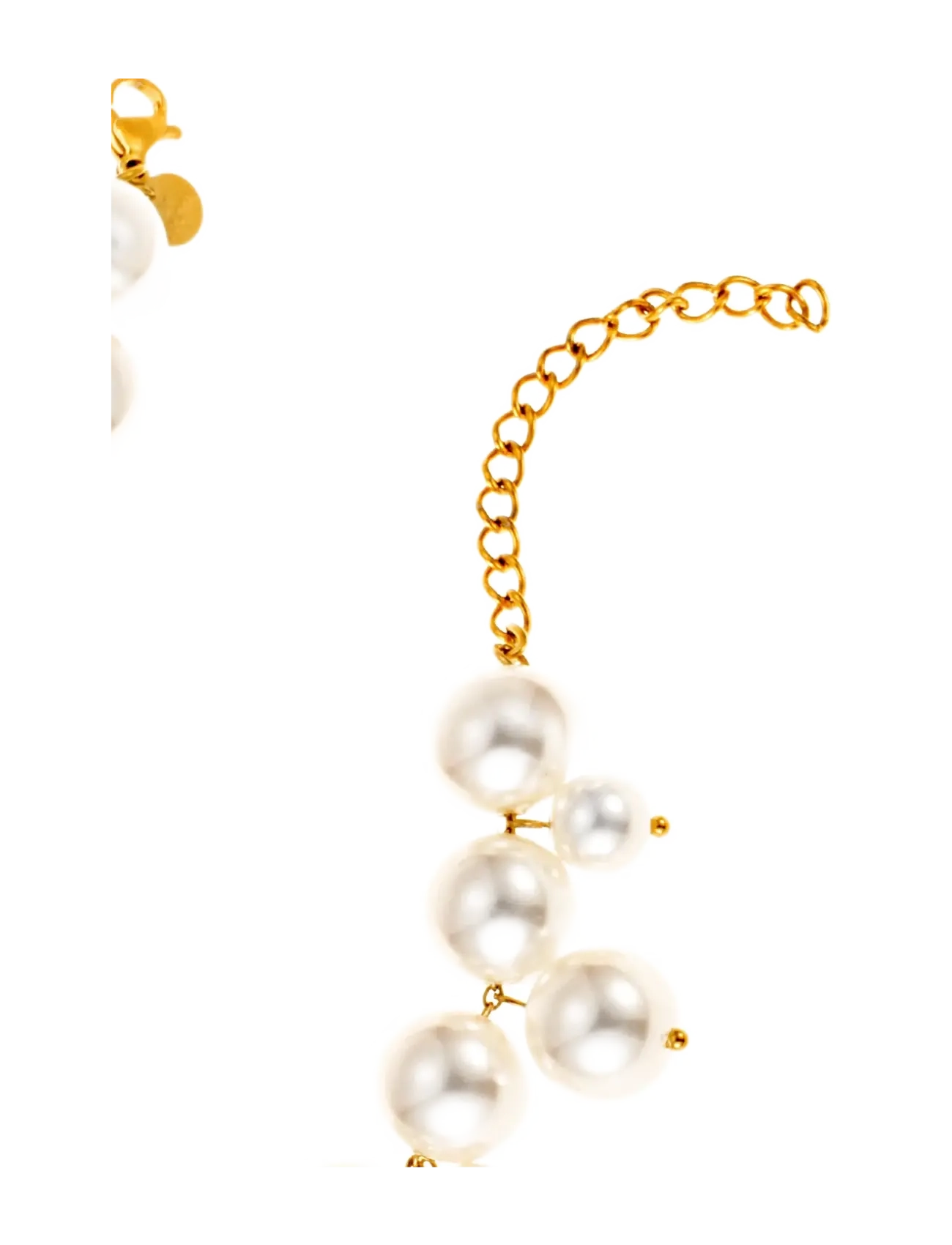 By Jolima - Cloud pearl necklace - pärlhalsband - gold - 1