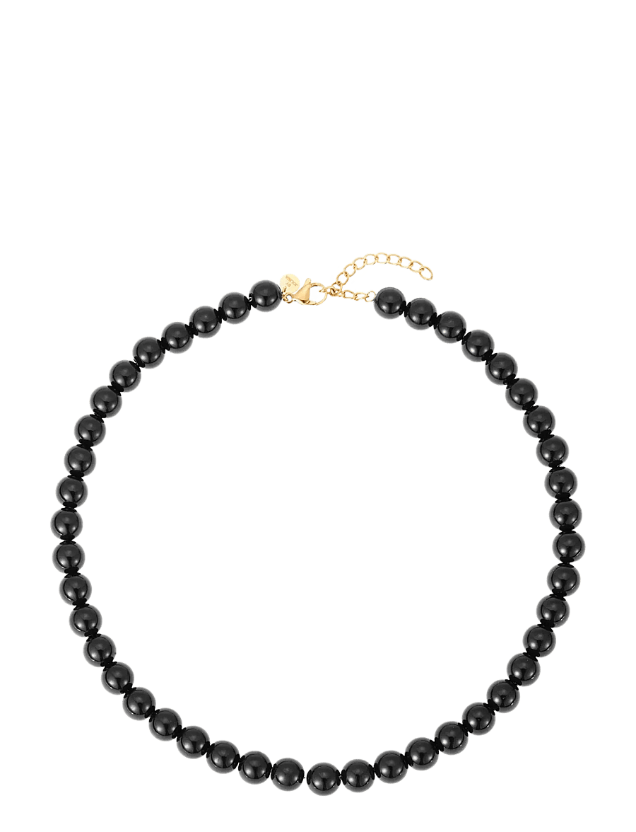By Jolima - Cecile pearl necklace - perlenketten - black - 1