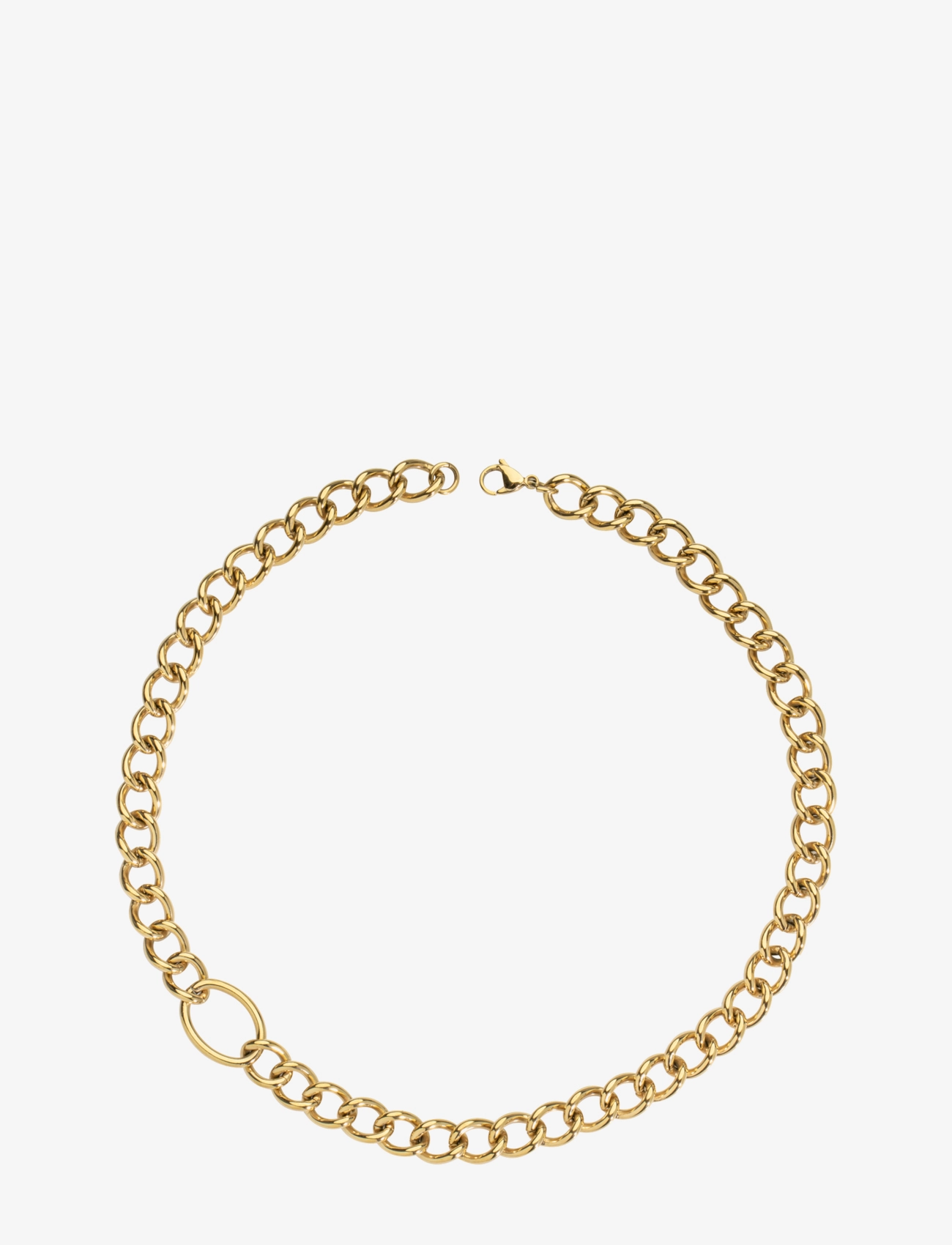 By Jolima - Cher chain Necklace, Gold - gold - 0