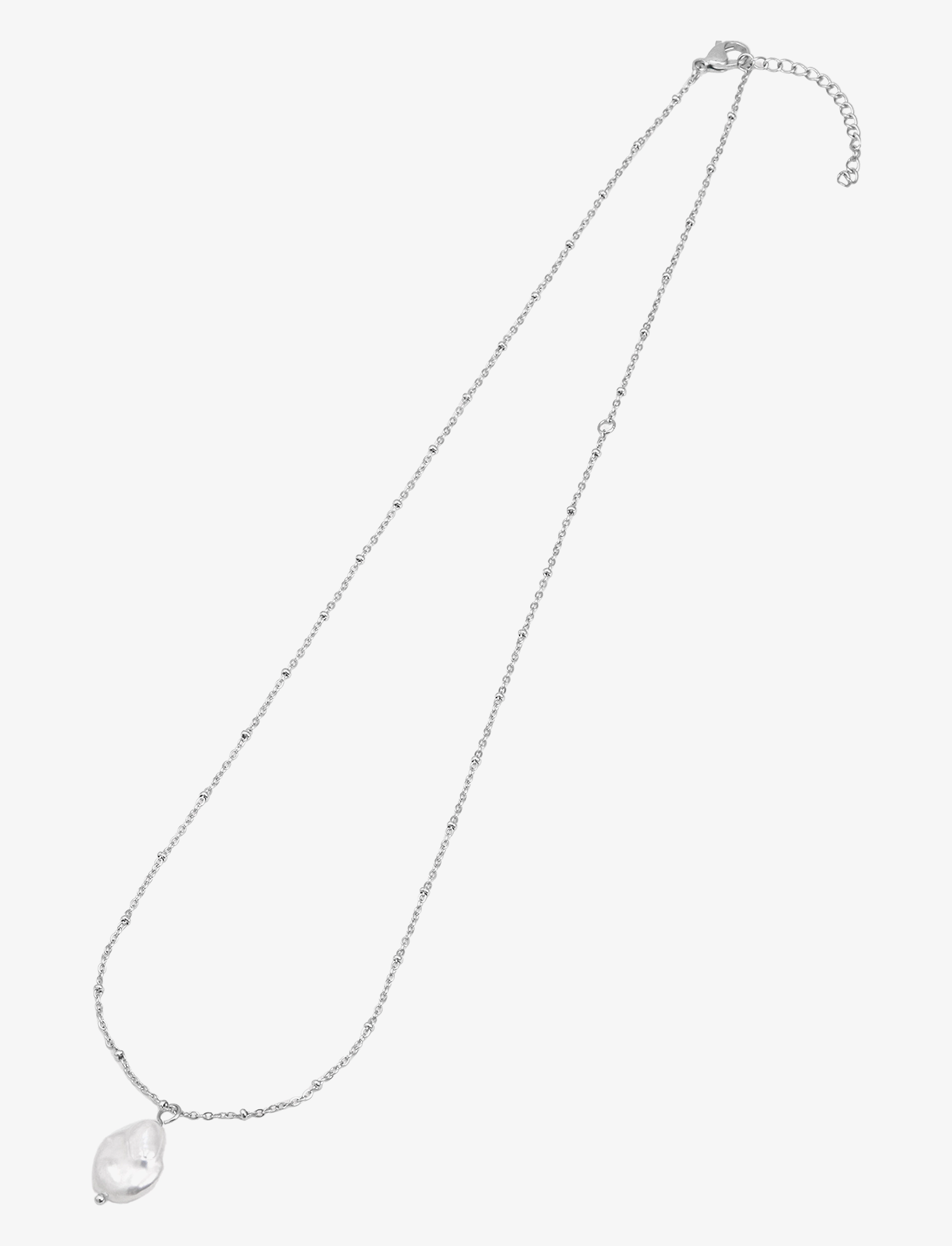 By Jolima - Naxos pearl pendant necklace - silver - 1