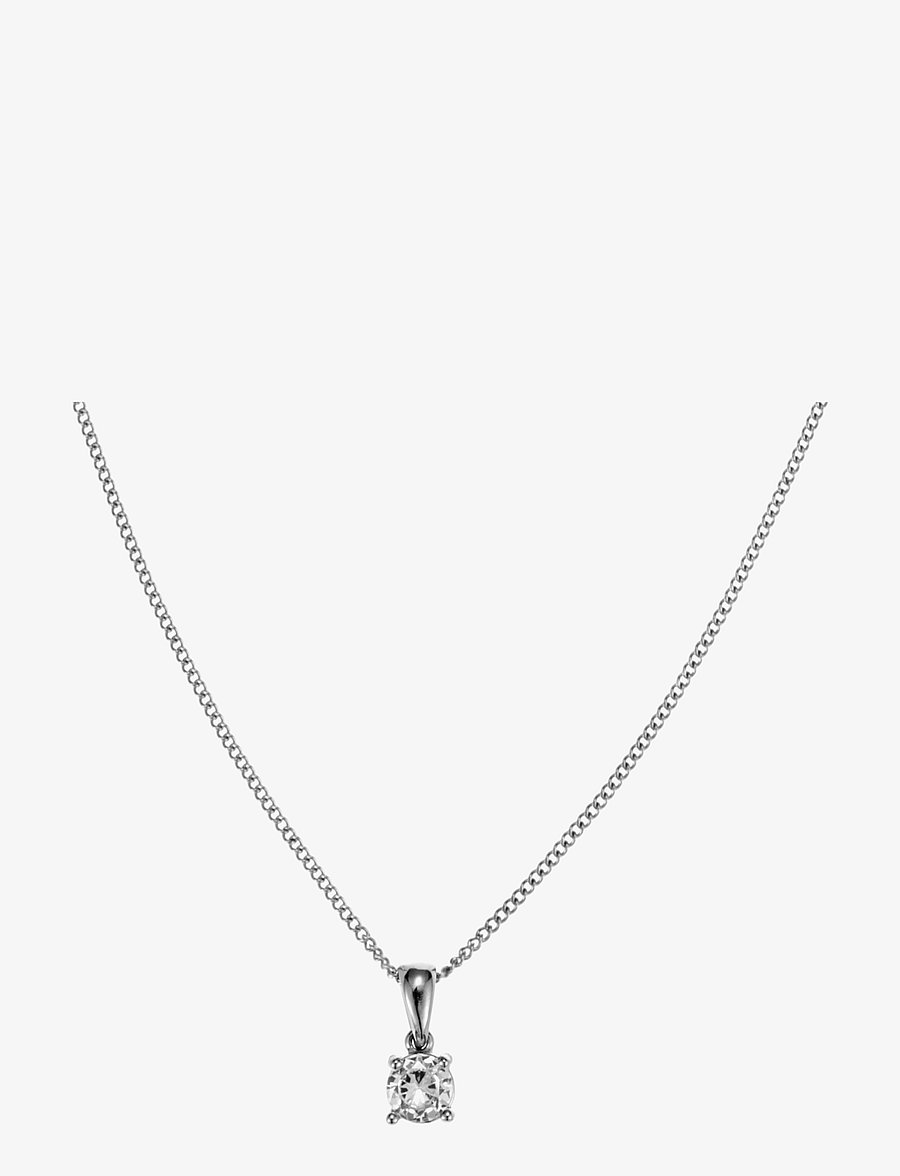 By Jolima - Evita crystal necklace - ripatsiga kaelakeed - silver - 1
