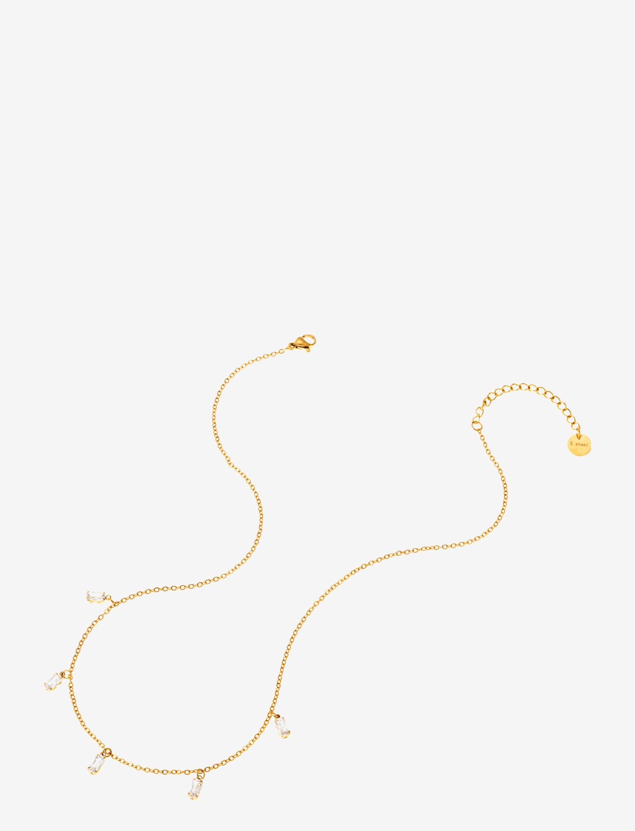 By Jolima - Athena necklace, crystal gold - gold - 1