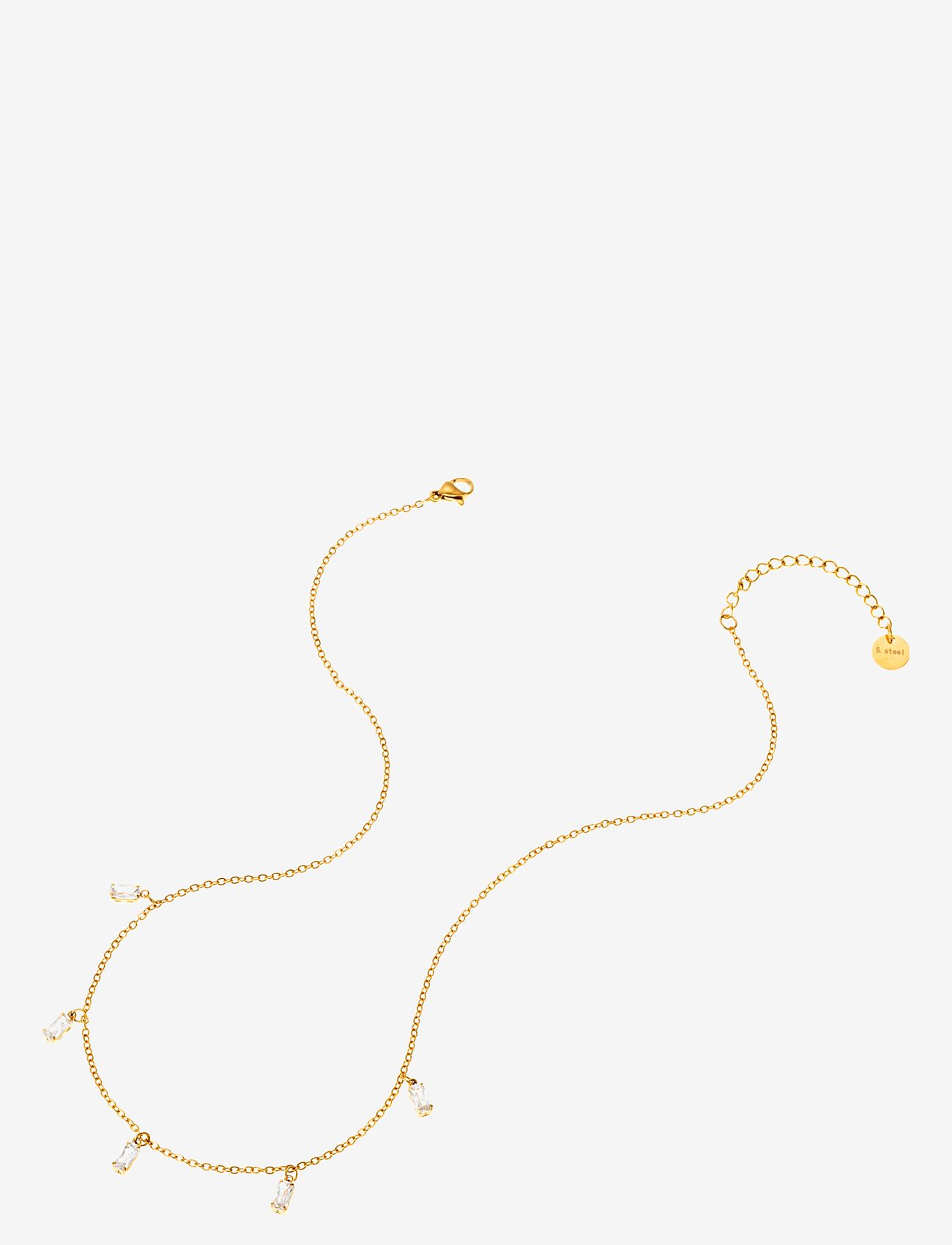 By Jolima - Athena necklace, crystal gold - gold - 2