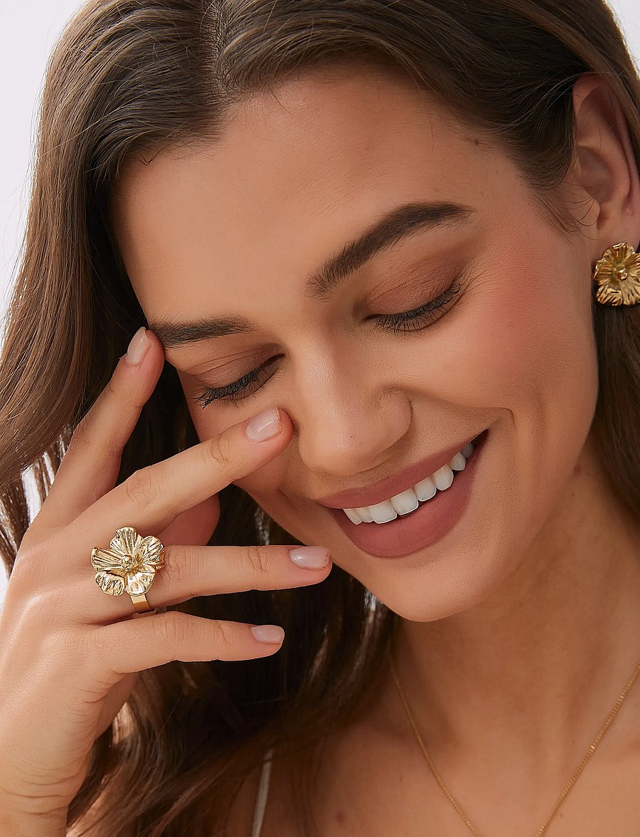 By Jolima - Daisy ring - confirmation - gold - 3