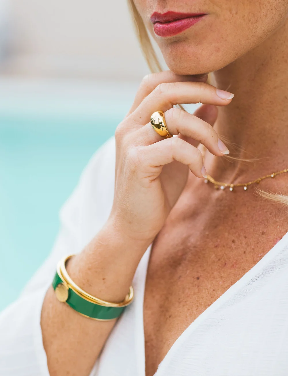 By Jolima - Nova plain ring - konfirmatsioon - gold - 0