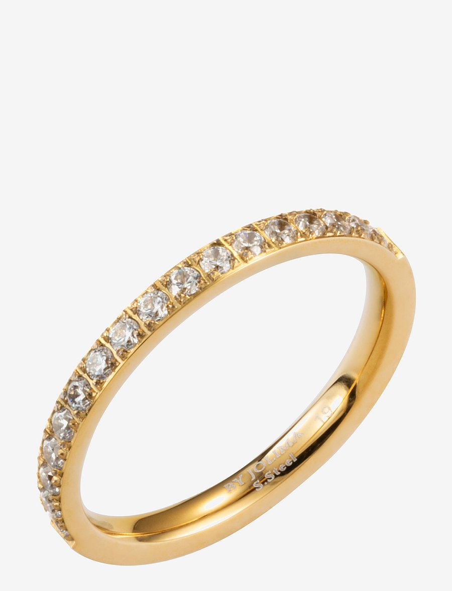 By Jolima - Celine crystal ring - konfirmation - clear/gold - 1