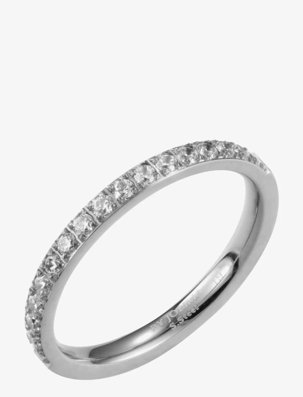 By Jolima - Celine crystal ring - konfirmation - clear/steel - 1