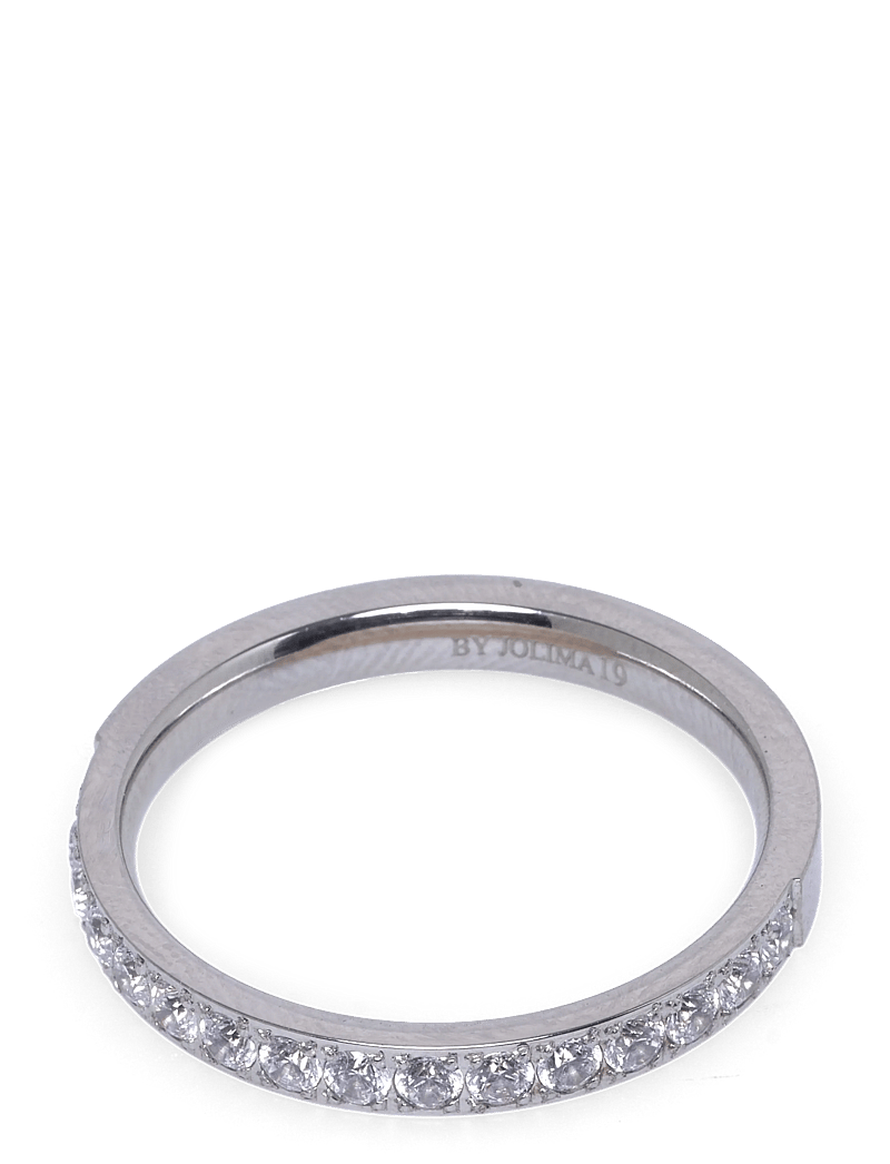 By Jolima - Celine crystal ring - konfirmationstøj - clear/steel - 0