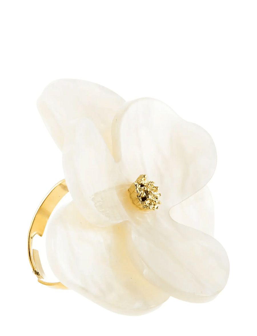 By Jolima - Flower dream ring - konfirmation - white - 0
