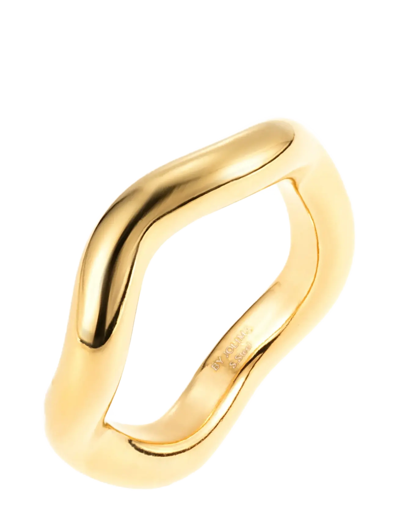 BY JOLIMA Wave Ring Gold - 1.8 CM - Damen