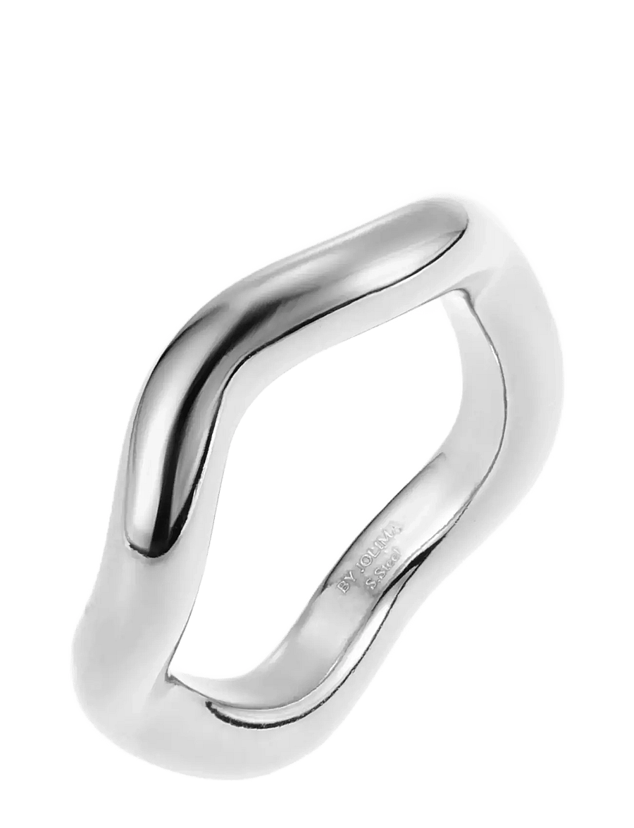 By Jolima - Wave ring - konfirmation - silver - 1