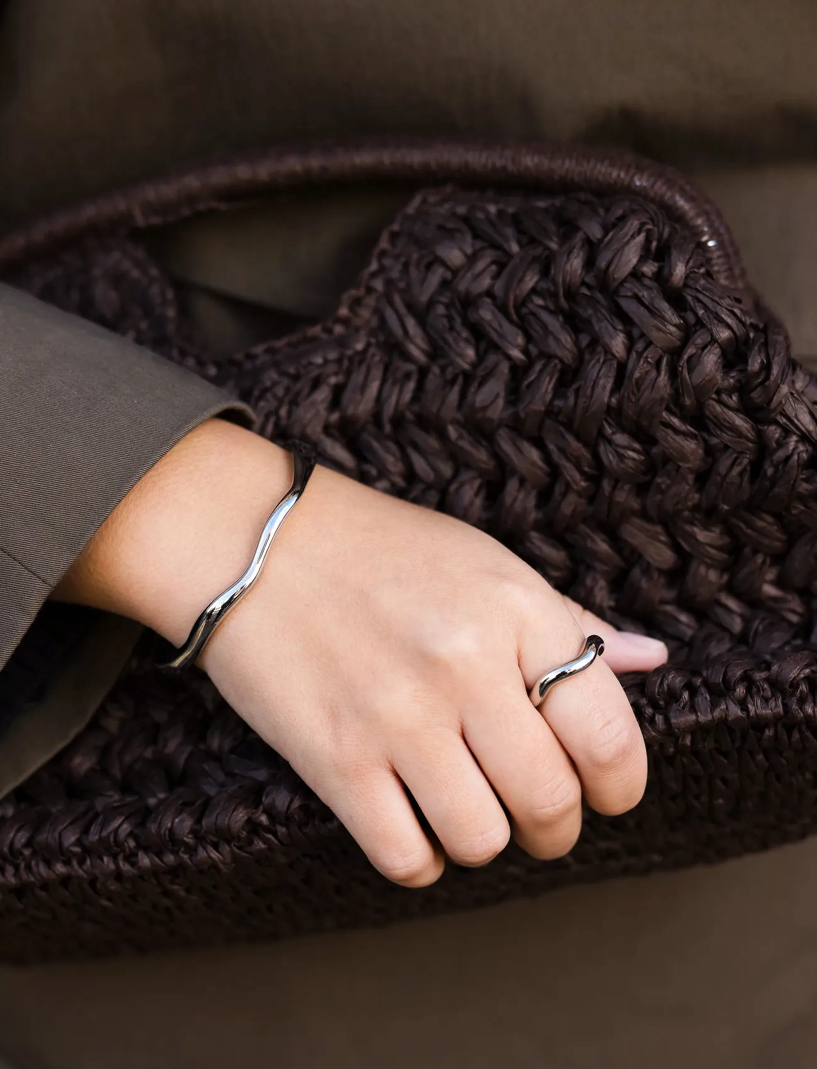 By Jolima Wave Ring, 2 cm, Silver, Smykker > Ringe, Dame