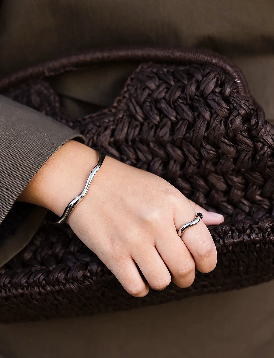 By Jolima - Wave ring - konfirmation - silver - 0