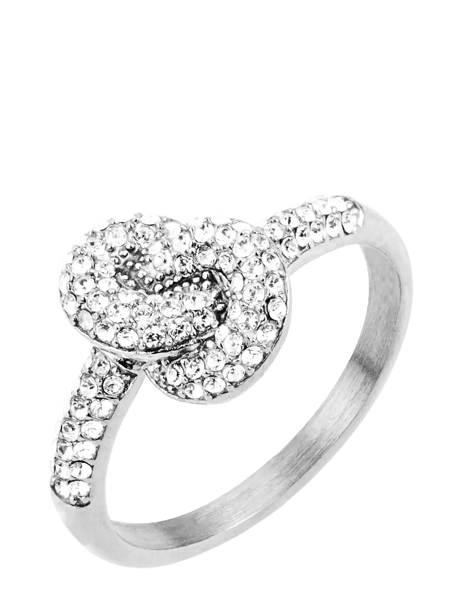 By Jolima - Knot crystal ring - konfirmation - steel - 1