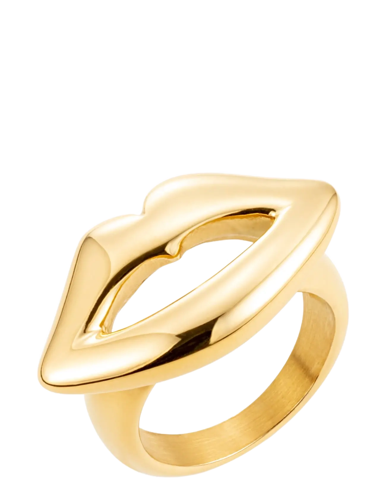 BY JOLIMA Lipp Ring Gold - 17 MM - Damen