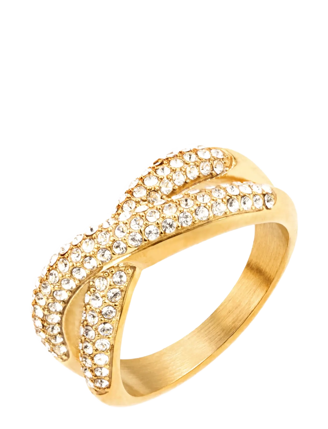 BY JOLIMA Cross Ring Gold - 19 MM - Damen