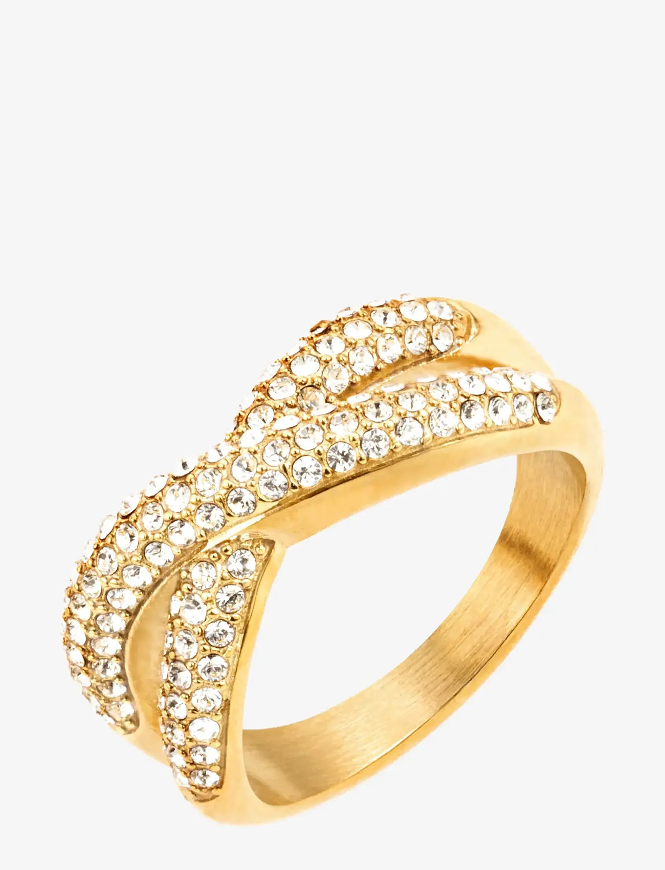 By Jolima - Cross ring - festmode zu outlet-preisen - gold - 1