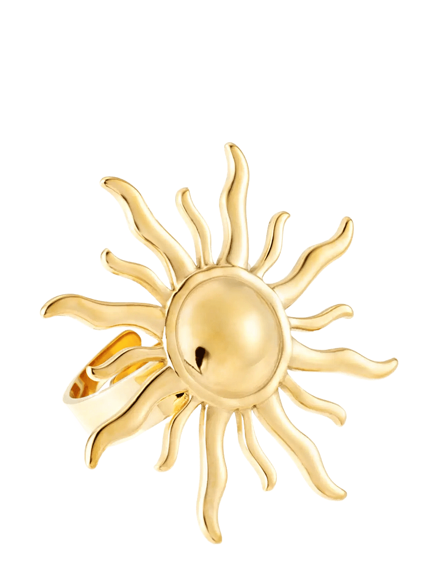 By Jolima - Sun ring - konfirmation - gold - 1