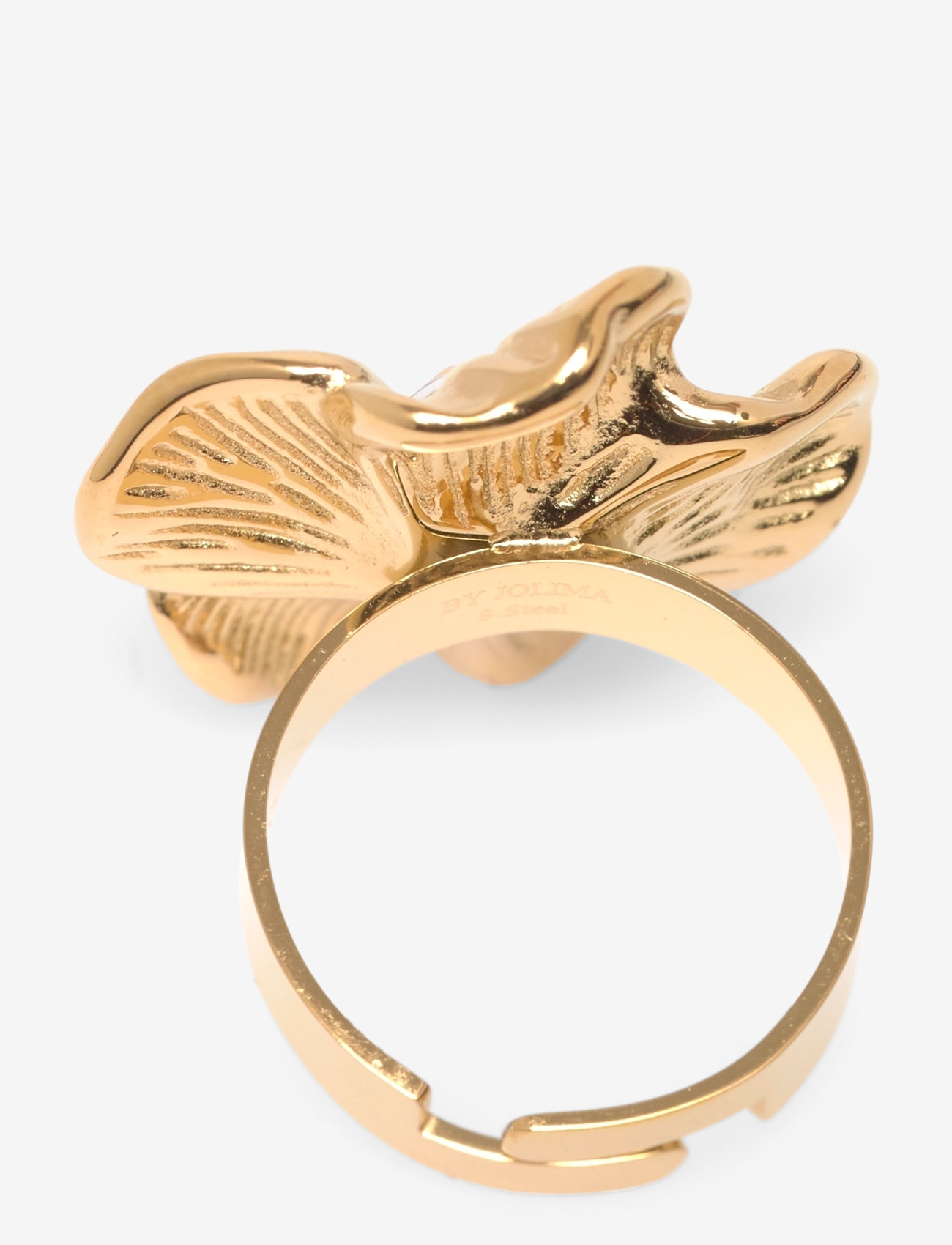 By Jolima - Daisy crystal ring - konfirmationstøj - gold - 2