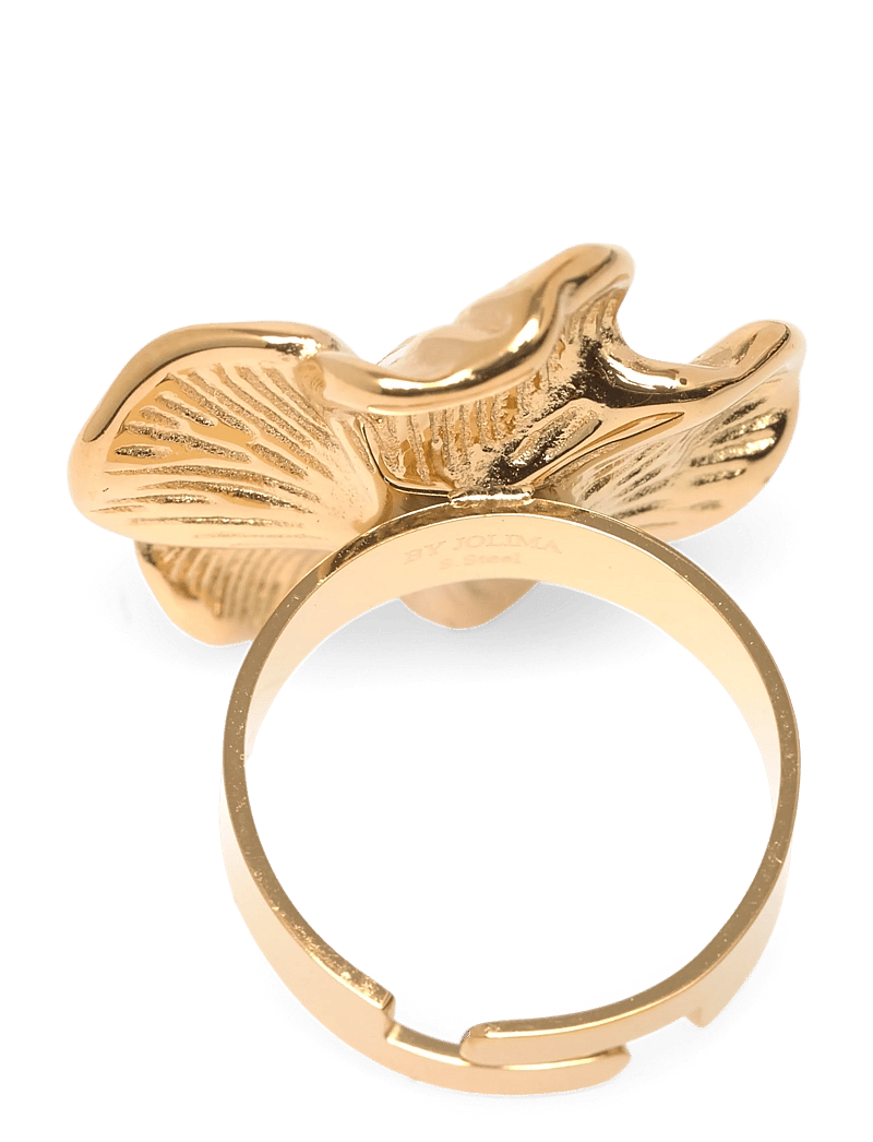 By Jolima - Daisy crystal ring - konfirmationstøj - gold - 2