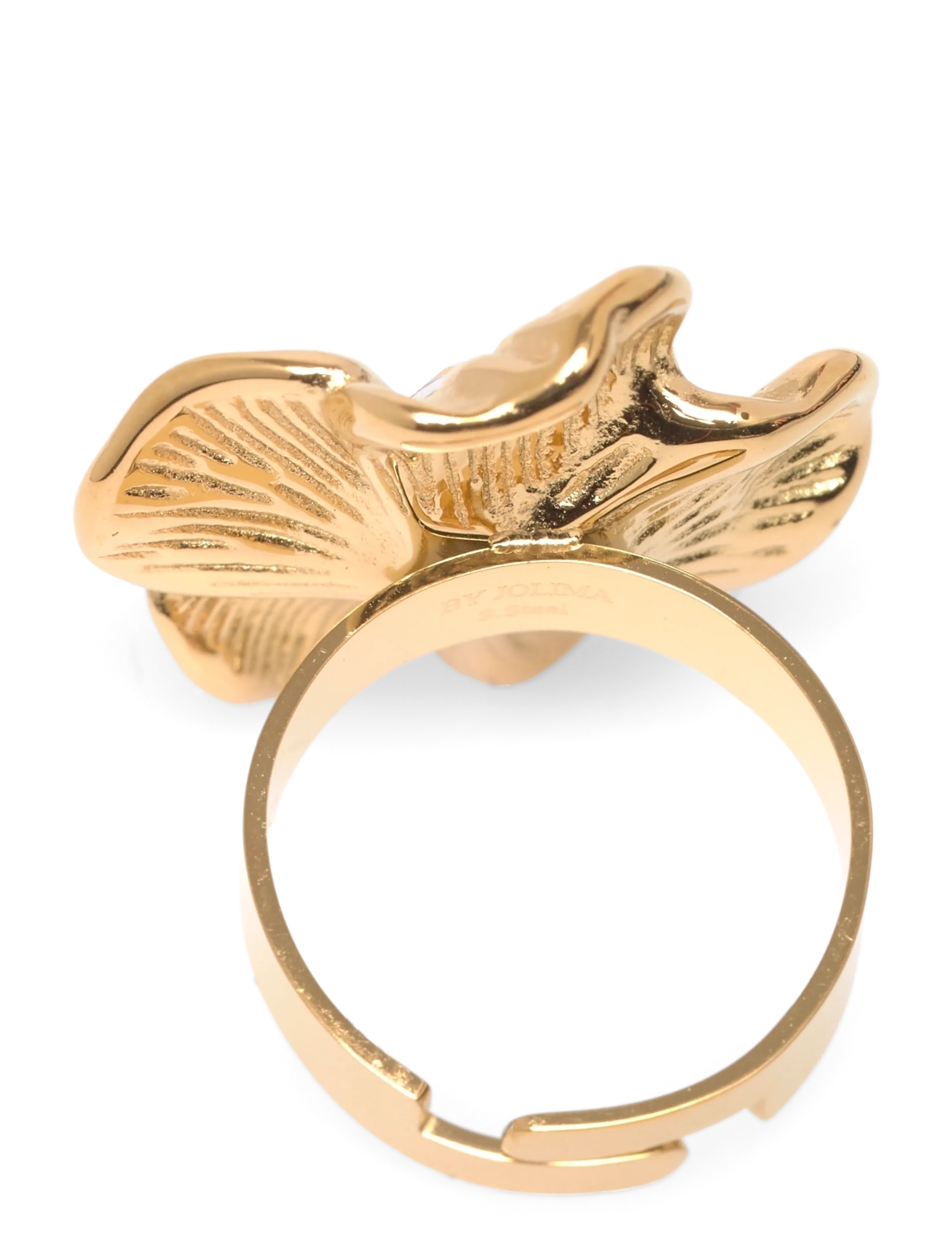 By Jolima - Daisy crystal ring - konfirmation - gold - 2