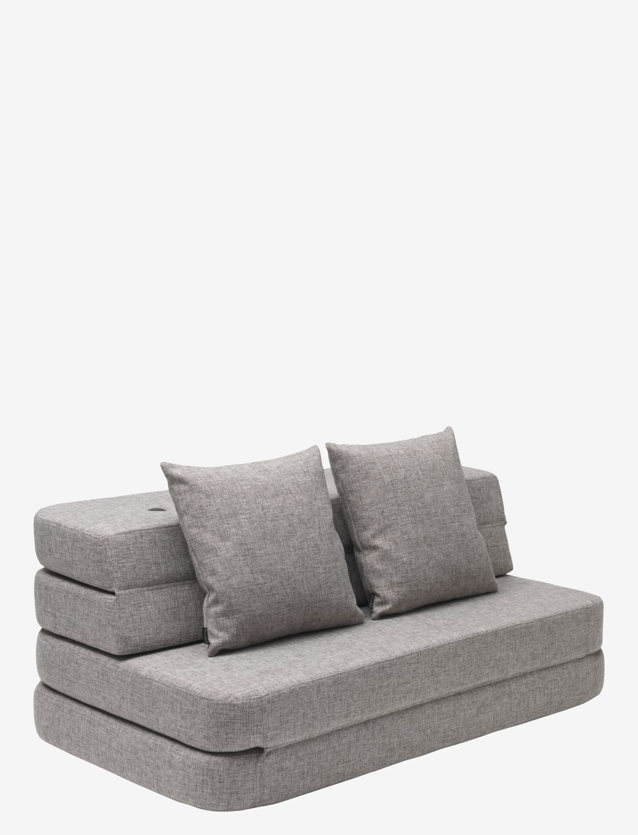 By KlipKlap - KK 3 Fold Sofa - Multi grey w. grey - multi grey w. grey - 0