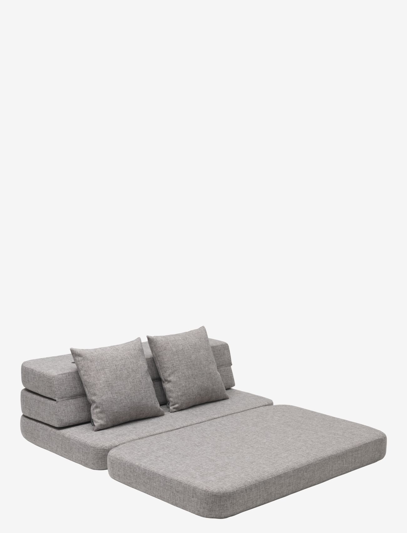 By KlipKlap - KK 3 Fold Sofa - Multi grey w. grey - multi grey w. grey - 2