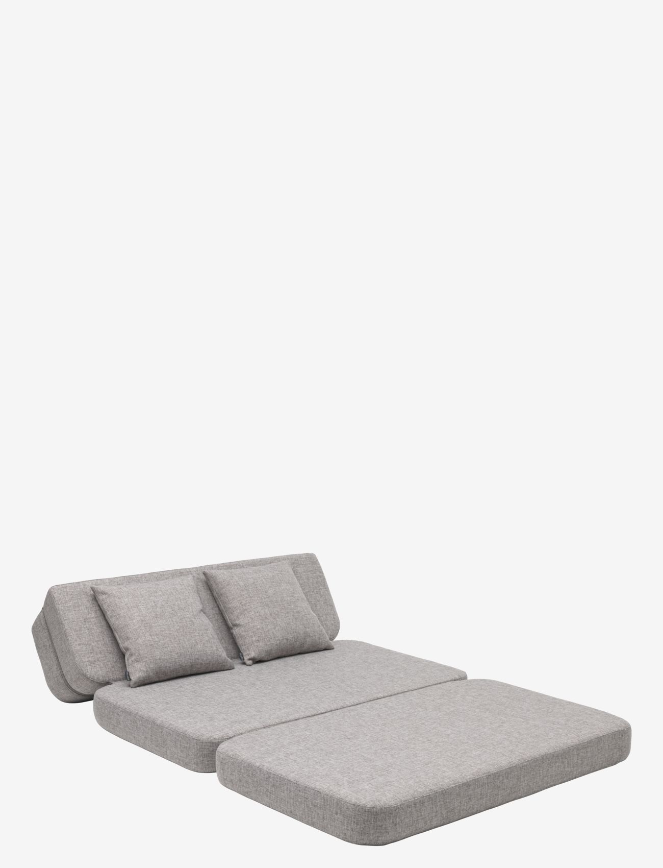 By KlipKlap - KK 3 Fold Sofa - Multi grey w. grey - multi grey w. grey - 3
