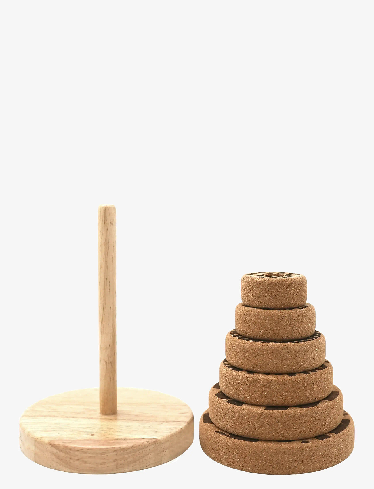 By KlipKlap - By KlipKlap Stacking Tower - bausteine - nature w black - 2