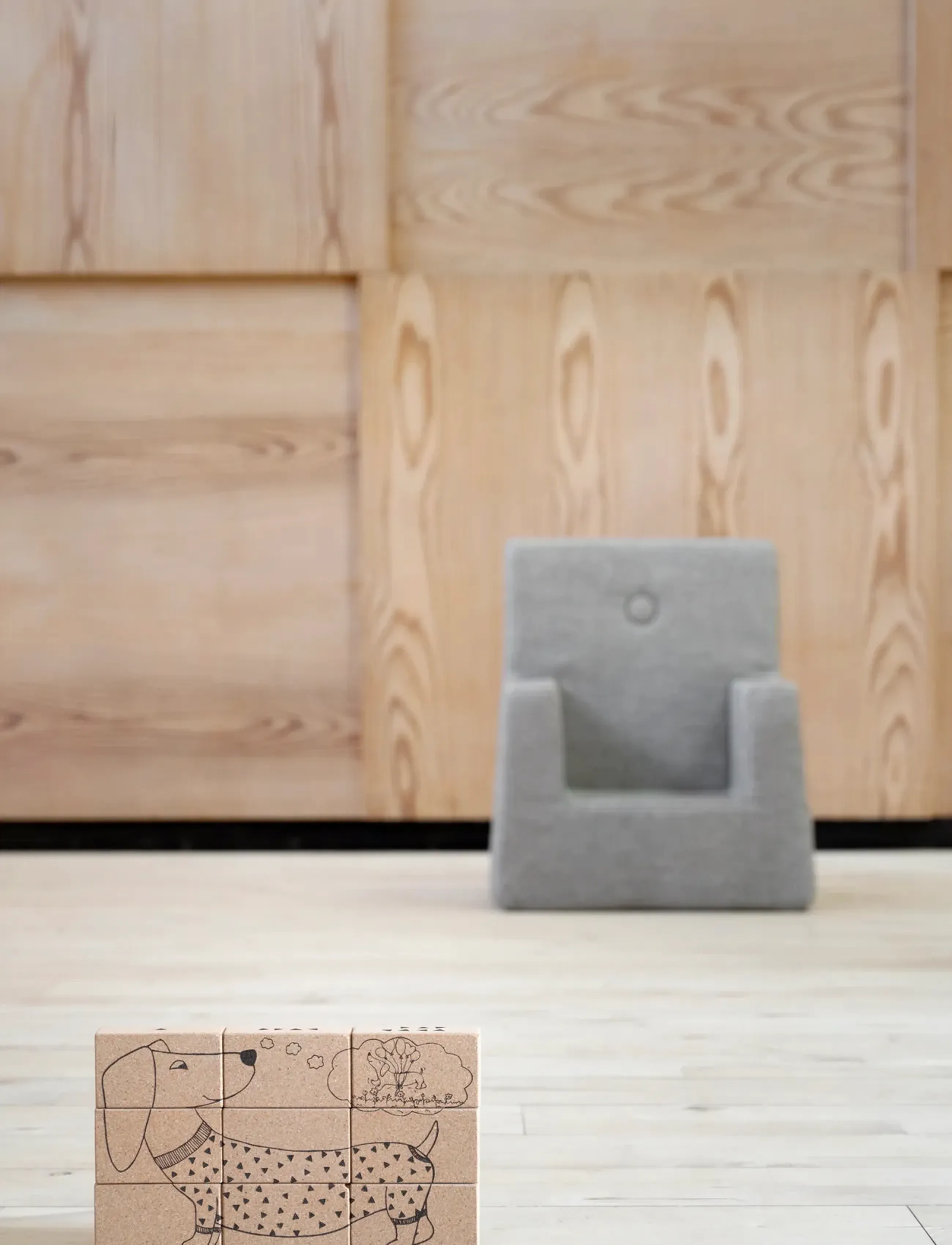 By KlipKlap - By KlipKlap Building Blocks - rakennuspalikat - nature w black - 2